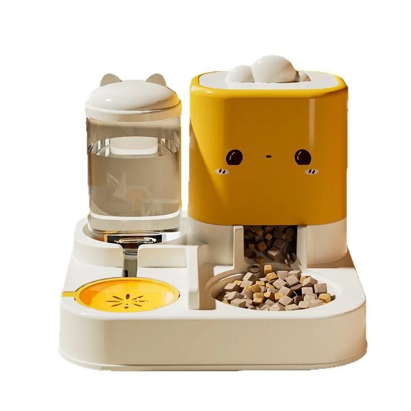 2-in-1 Automatic Cat Feeder & Water Station — Keeps Your Cat Fed & Hydrated While You're Away