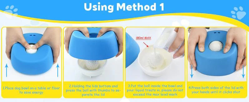 🐾USEMORRA™ Vet-Recommended Slow Feeder Bowl for Dogs & Cats - Interactive Anti-Gulping Pet Dish for Healthy Tummies
