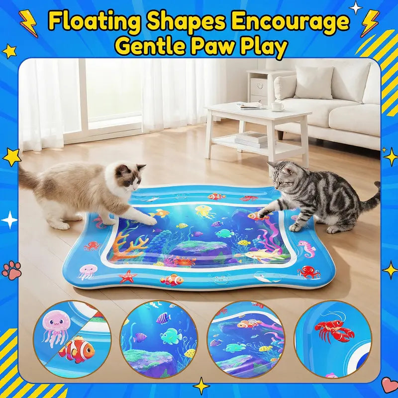 USEMORRA™ Cat Water Mat - Interactive Cat Toys