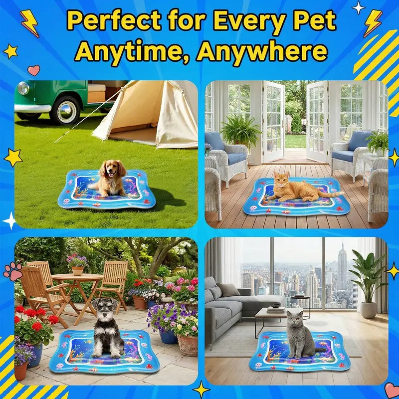 USEMORRA™ Cat Water Mat - Interactive Cat Toys