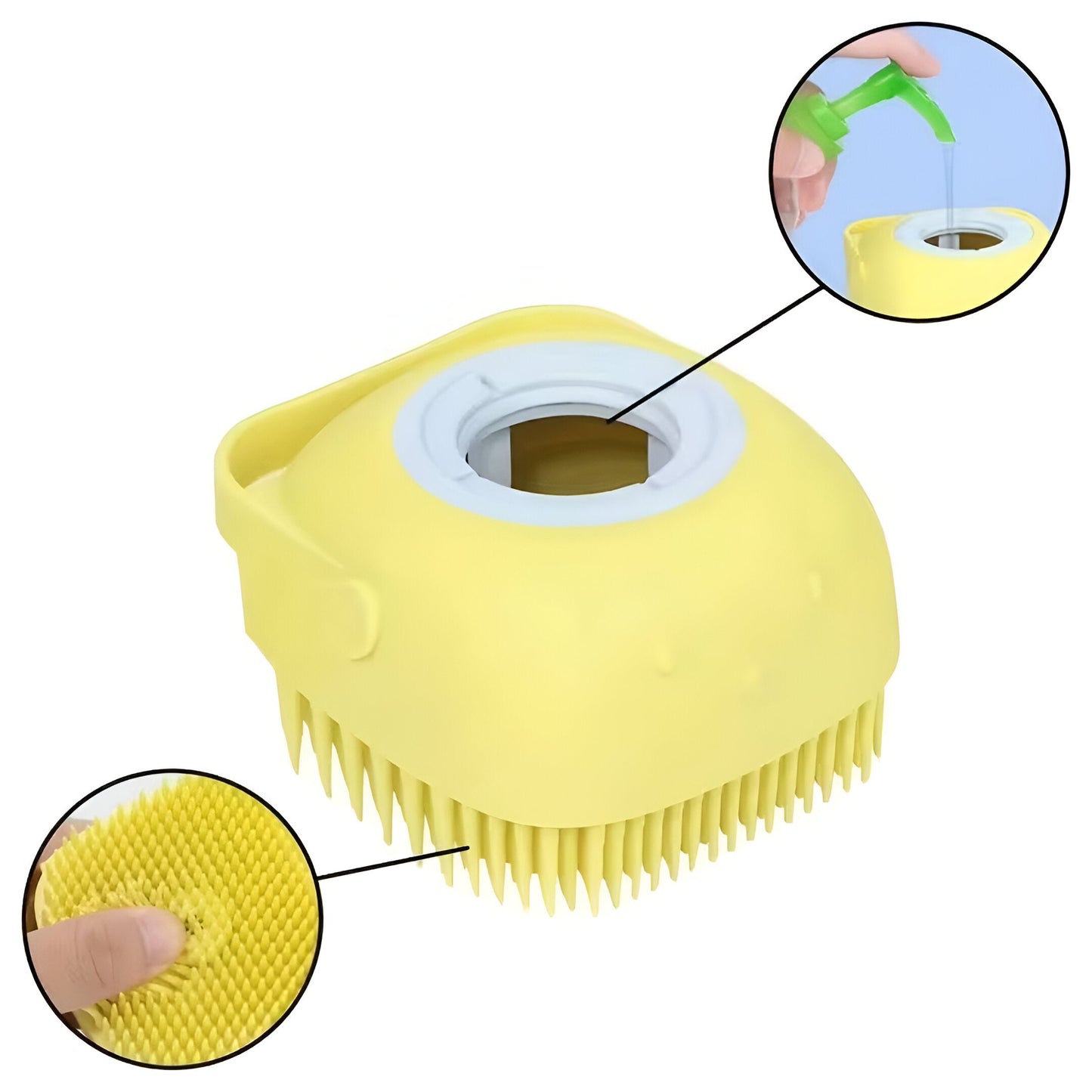 USEMORRA™ – Silicone Bath Brush for Pets
