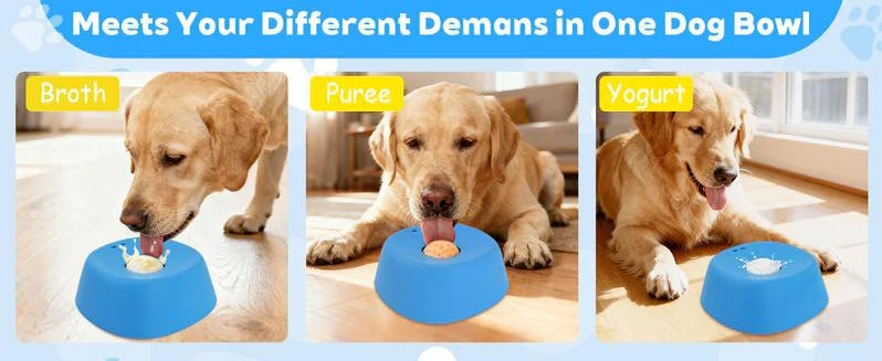 🐾USEMORRA™ Vet-Recommended Slow Feeder Bowl for Dogs & Cats - Interactive Anti-Gulping Pet Dish for Healthy Tummies