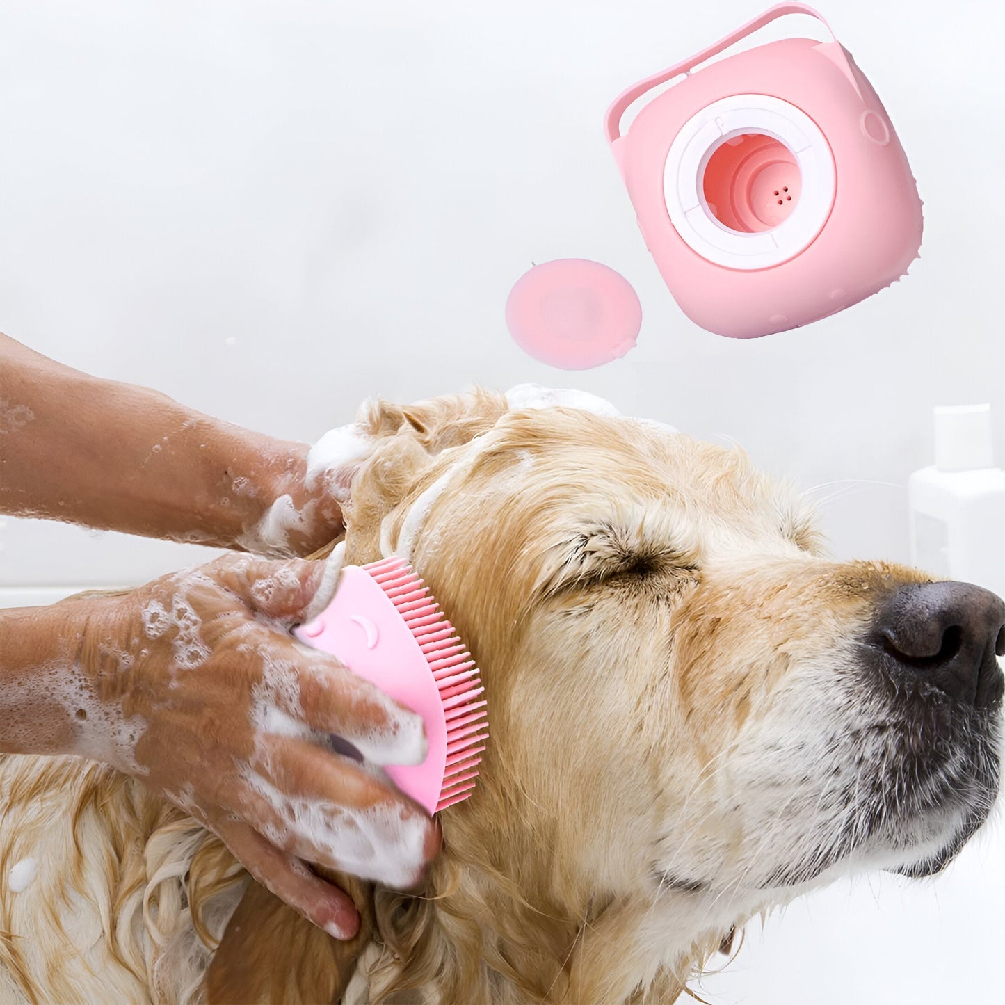 USEMORRA™ – Silicone Bath Brush for Pets