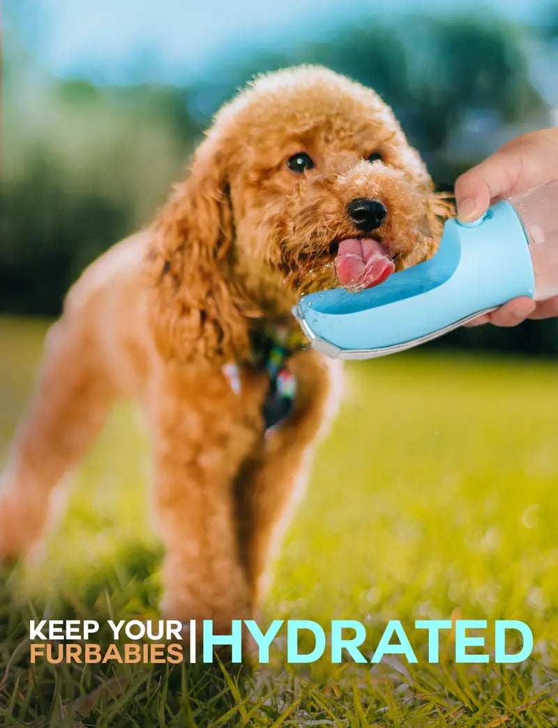 USEMORRA™ Portable Dog and Cat Water Bottle with Food Storage