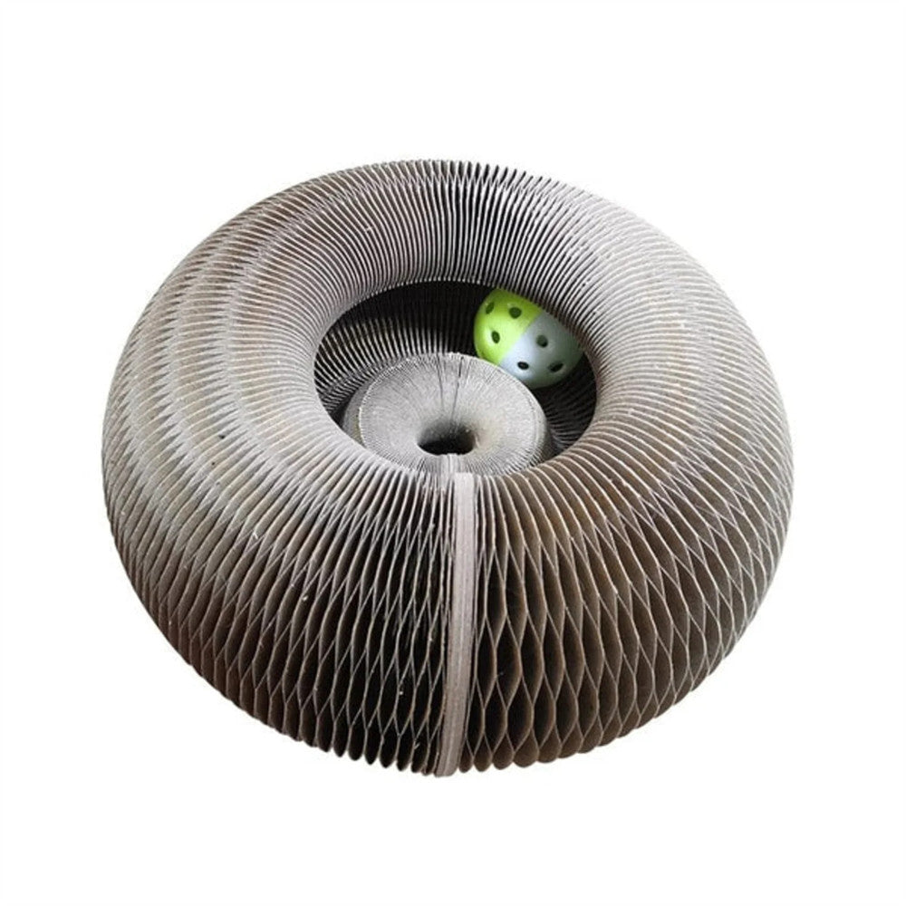 USEMORRA™ Flexible Cat Scratcher Toy with Bell Ball