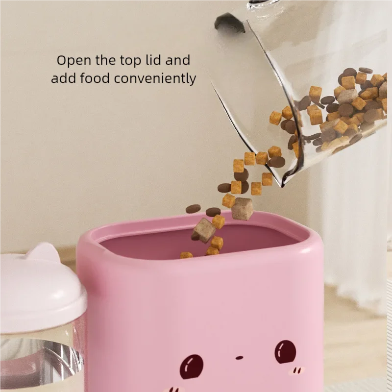 2-in-1 Automatic Cat Feeder & Water Station — Keeps Your Cat Fed & Hydrated While You're Away