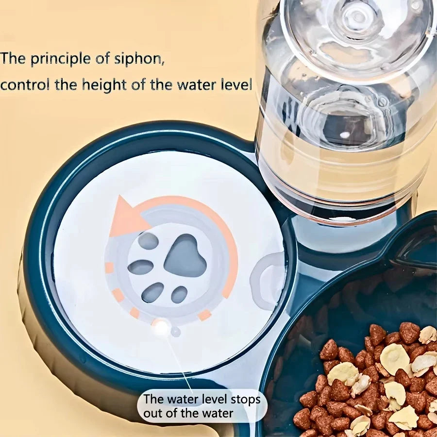 Gravity Water Bottle Pet Bowl Automatic Pet Water Dispenser