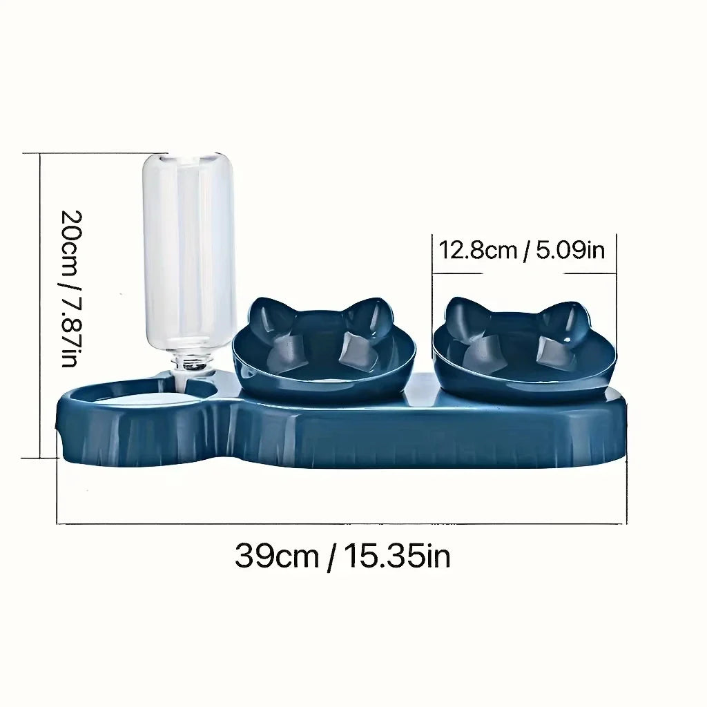 Gravity Water Bottle Pet Bowl Automatic Pet Water Dispenser