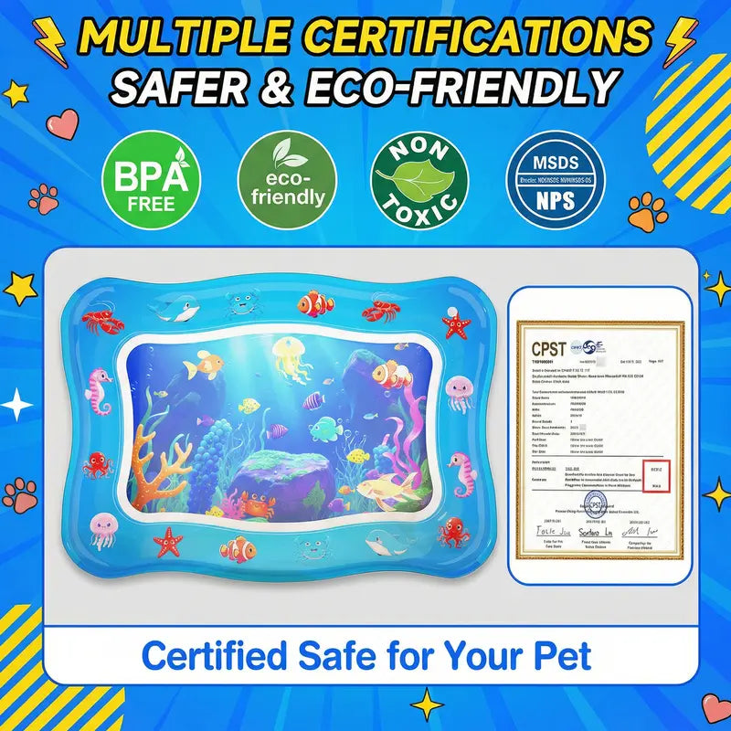 USEMORRA™ Cat Water Mat - Interactive Cat Toys