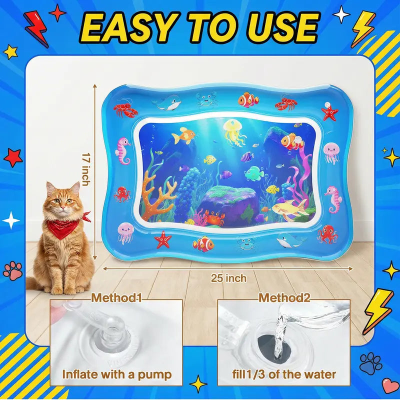 USEMORRA™ Cat Water Mat - Interactive Cat Toys