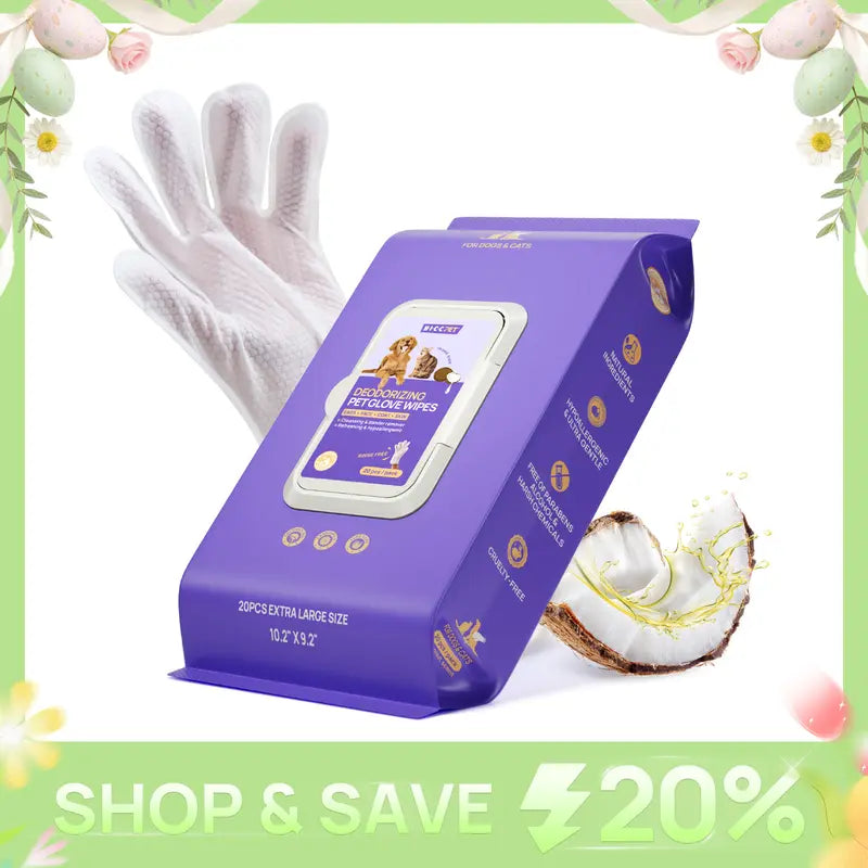 USEMORRA™  Disposable Dog Grooming Wipes