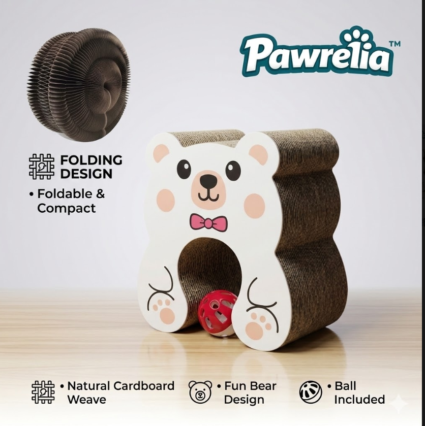 USEMORRA™ Flexible Cat Scratcher Toy with Bell Ball