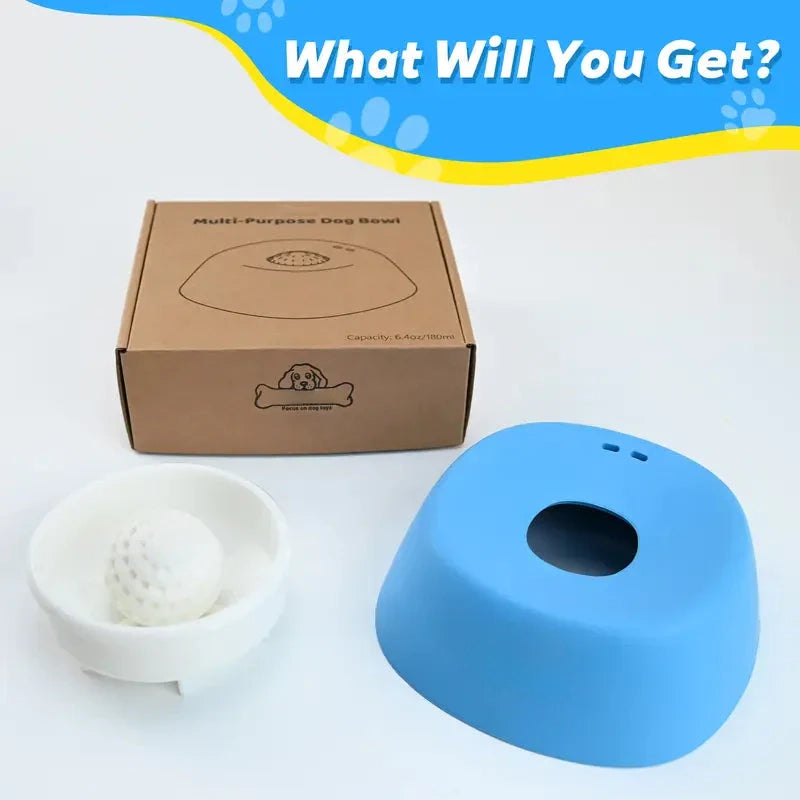 🐾USEMORRA™ Vet-Recommended Slow Feeder Bowl for Dogs & Cats - Interactive Anti-Gulping Pet Dish for Healthy Tummies