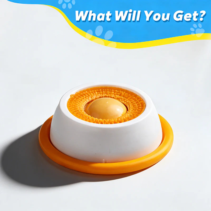 🐾USEMORRA™ Vet-Recommended Slow Feeder Bowl for Dogs & Cats - Interactive Anti-Gulping Pet Dish for Healthy Tummies