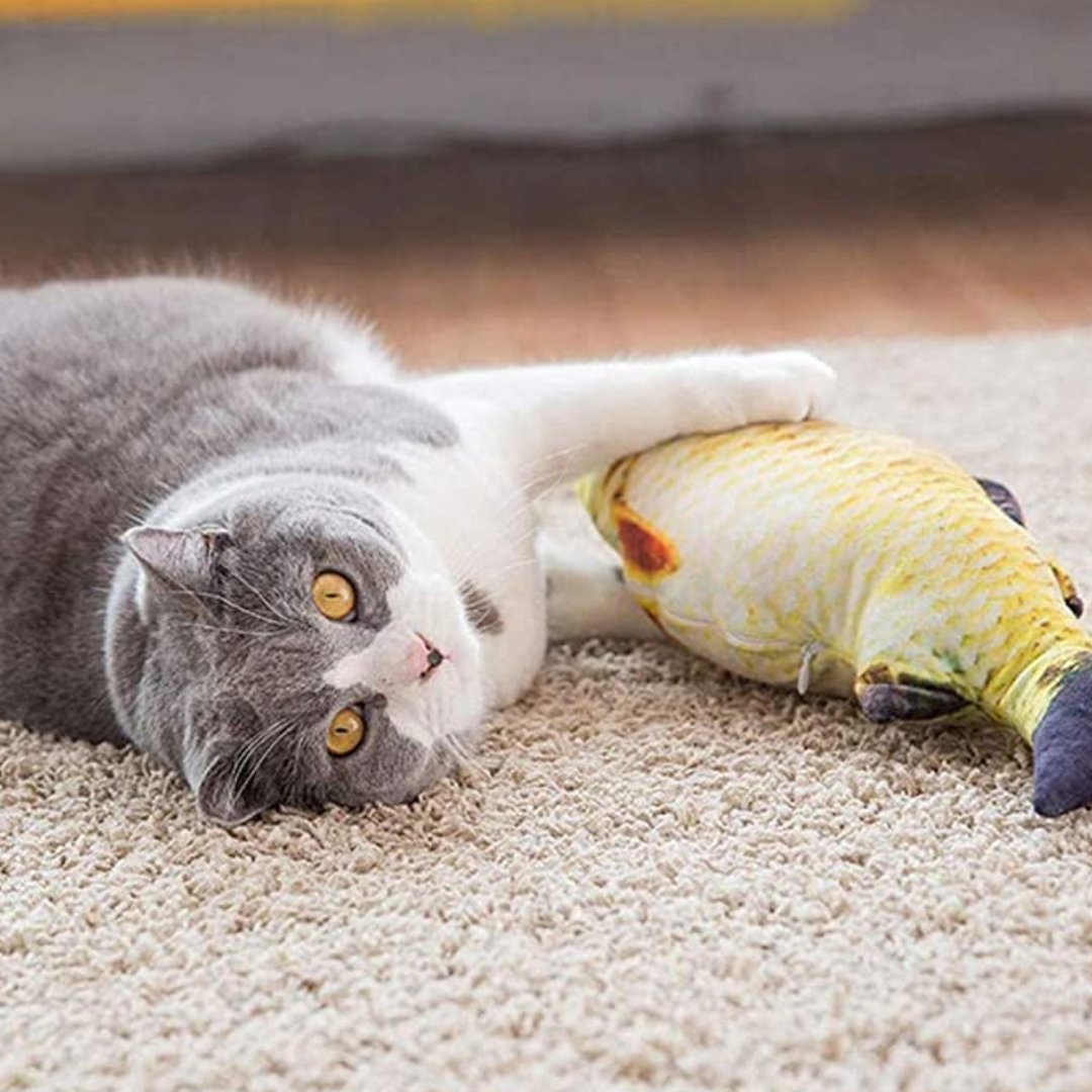 USEMORRA Interactive electric fish toy for cats